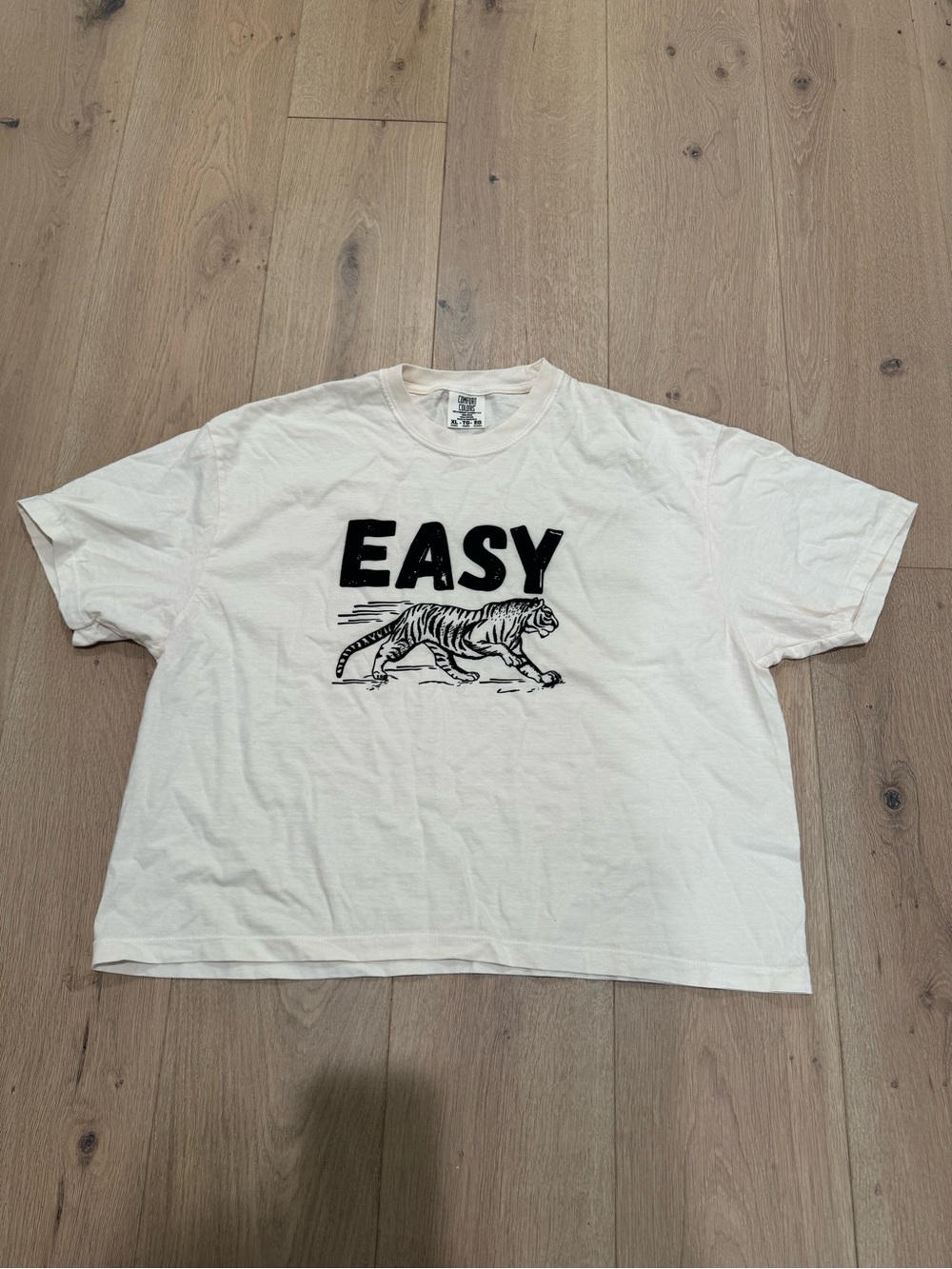 Graphic Tee with Tiger Print